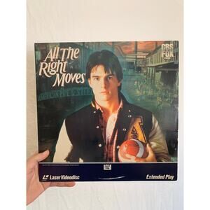 "All The Right Moves" Tom Cruise Laser Disc Movie 1983